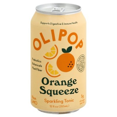 Olipop Sparkling Tonic Orange Squeeze 12/12 OZ [UNFI #2639151] [ebt] T
