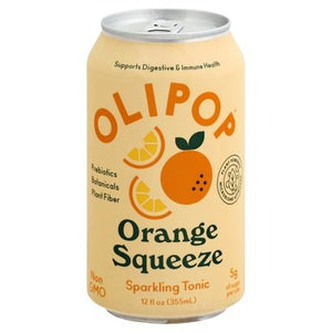 Olipop Sparkling Tonic Orange Squeeze 12/12 OZ [UNFI #2639151] [ebt] T