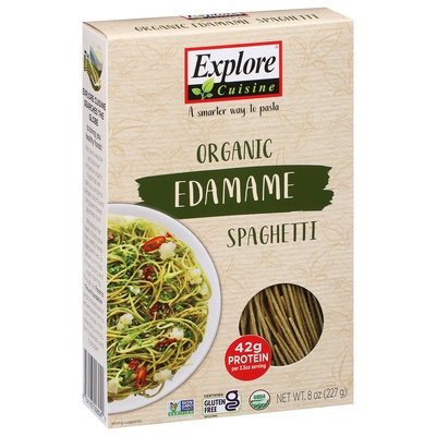 Explore Cuisine Spaghetti Organic Edamame 6/8 OZ [UNFI #1850494] [ebt]