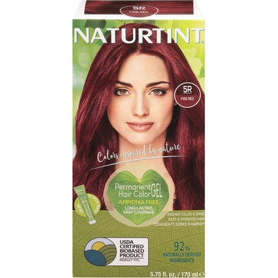 Naturtint Hair Color Gel Permanent Ammonia Free Fire Red 5R 1/5.6 oz [UNFI-CARLISLE #0108456] T
