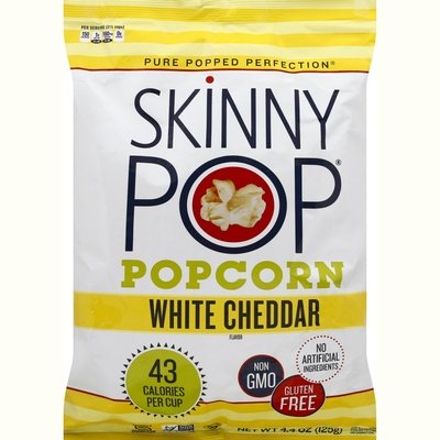 Skinnypop Popcorn Popcorn White Cheddar 12/4.4 OZ [UNFI #1519032] [ebt]