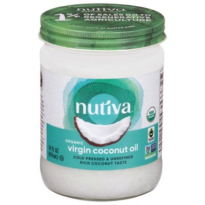 Nutiva Virgin Coconut Oil Organic 6/14 OZ [UNFI #1701218] [ebt]