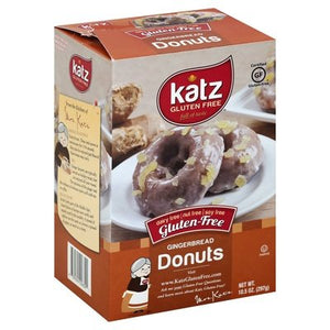 Katz Gluten Free Donuts Gingerbread 6/10.5 OZ [UNFI  #2162840]