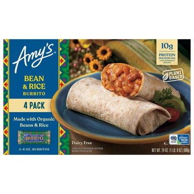 Amys Bean & Rice Burrito 6/24 OZ [UNFI  #2984524]