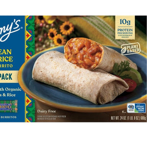 Amys Burrito Bean & Rice 4 Pack Og3 Og3 6/24 oz [UNFI #2984524 ] [ebt]