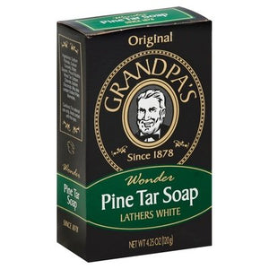 The Grandpa Soap Co Pine Tar Soap Wonder Original 4.25 OZ [UNFI #0528778] T