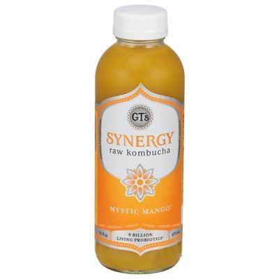 Gts Raw Kombucha Mystic Mango 12/16 OZ [UNFI #2273480] [ebt] T