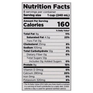 Maple Hill Creamery Whole Milk Organic 6/64 OZ [UNFI #2038784] [ebt]