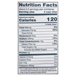 Lesser Evil Popcorn White Cheddar Flavor 12/4.6 OZ [UNFI #2846418] [ebt]