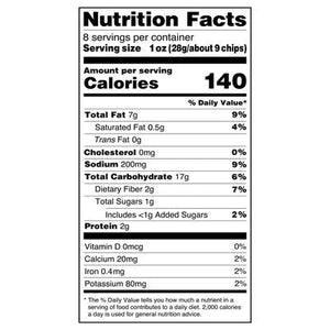 Tortiyahs Tortilla Chips Spicy Green Chili Flavored 12/8 OZ [UNFI #2953677] [ebt]