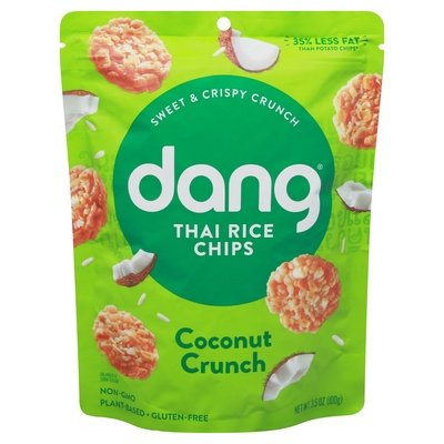 Dang Thai Rice Chips Coconut Crunch Sweet & Crispy 12/3.5 OZ [UNFI #1982834] [ebt]