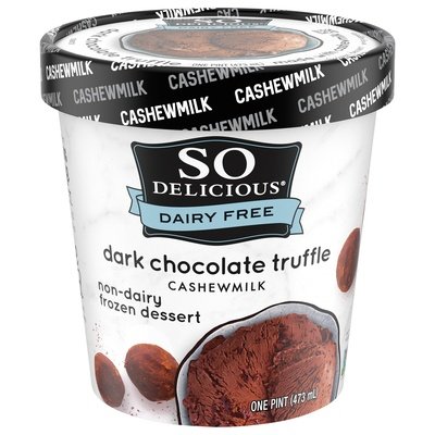 So Del Cshw Dk Choc Trfl 8/PINT [UNFI  #1684992]