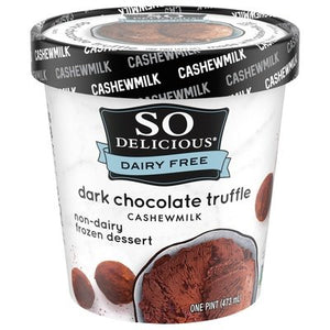 So Del Cshw Dk Choc Trfl 8/PINT [UNFI  #1684992]