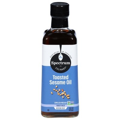Spectrum Naturals Sesame Oil Toasted 12/16 OZ [UNFI #916320] [ebt]