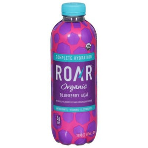 Roar Organic Vitamin Enhanced Beverage Organic Blueberry Acai 12/18 OZ [UNFI #2300390] [ebt] T