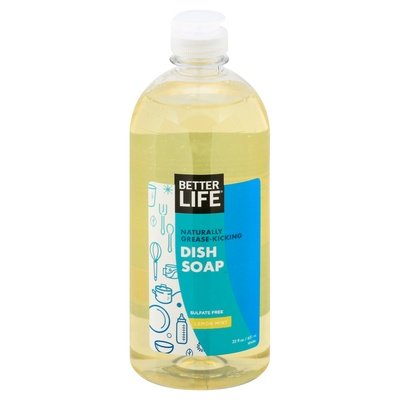 Better Life Dish Soap Lemon Mint 1/22 OZ [UNFI #1203207] T