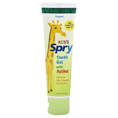 Spry Tooth Gel with Xylitol Original Age 3 Months and Up 2 OZ [UNFI #1701515] T