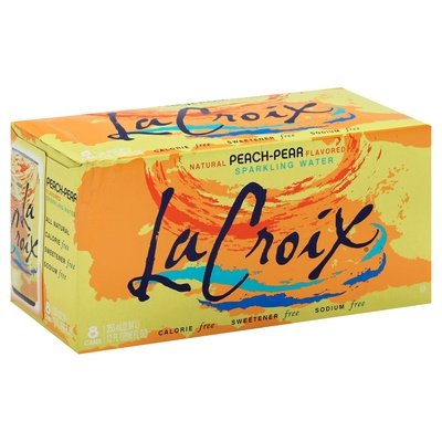 Lacroix Sparkling Water Peach-Pear 3/8/12 OZ [UNFI #1350792] [ebt] T