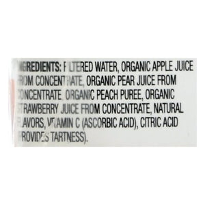 Honest Kids Juice Drink Organic Strawberry Peachy Keen 5/8/6 OZ [UNFI #2599561] [ebt]