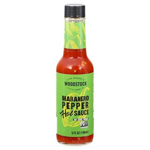 Woodstock Hot Sauce Habanero Pepper 12/5 OZ [UNFI #2698751] [ebt]
