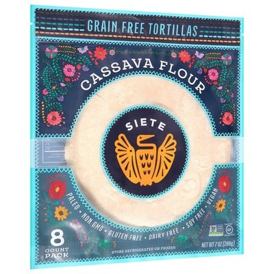 Siete Cassava Coconut Tortillas 12/7 OZ [UNFI  #1804764]
