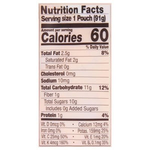 Once Upon A Farm Fruit & Veggie Blend Organic Cold-Pressed 8/3.2 OZ [UNFI #2152783] [ebt]