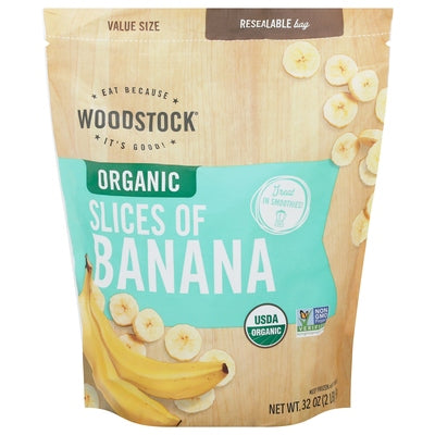Woodstock Slices Of Banana Organic Value Size Og2 6/32 oz [UNFI #2252450 ] [ebt]