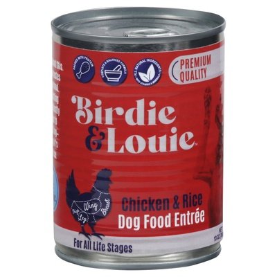 Birdie & Louie Dog Food Entree Chicken & Rice 12/13 OZ [UNFI #2975225]