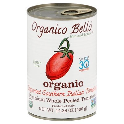 Organico Bello Tomatoes Organic Imported Southern Italian 12/14.28 [UNFI #2106946] [ebt]