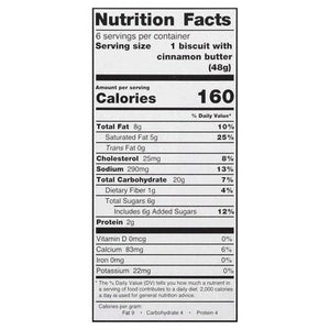 Callies Biscuits Cinnamon Biscuits 6/10.2 OZ [UNFI  #3005386]