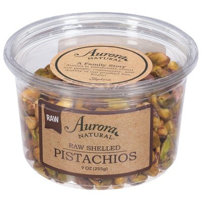 Aurora Natural Pistachios Raw Shelled 12/9 OZ [UNFI #2289684] [ebt]