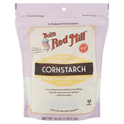 Bobs Red Mill Cornstarch Premium Quality 4/18 OZ [UNFI #2215200] [ebt]