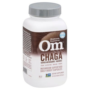Om Chaga Vegetarian Capsules 90 VCAP [UNFI #2394286] T