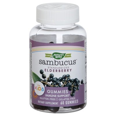 Natures Way Elderberry for Kids Gummies 60 CT [UNFI #2300473] T
