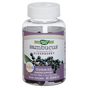 Natures Way Elderberry for Kids Gummies 60 CT [UNFI #2300473] T