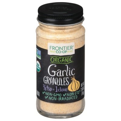 Frontier Nat Prod Co-Op Garlic Granules Organic 2.7 OZ [UNFI #0633420] [ebt]