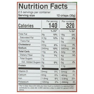 Hippie Snacks Crisps Cauliflower Buffalo 8/2.5 OZ [UNFI #2899458] [ebt]