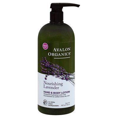 Avalon Organics Hand & Body Lotion Nourishing Lavender 32 OZ [UNFI #0883397] T