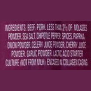 Vermont Smoke And Cure Beef & Pork Stick Smoked Chipotle 24/1 OZ [UNFI #1189083] [ebt]