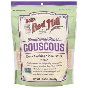 Bobs Red Mill Couscous Traditional Pearl 4/16 OZ [UNFI #2486470] [ebt]