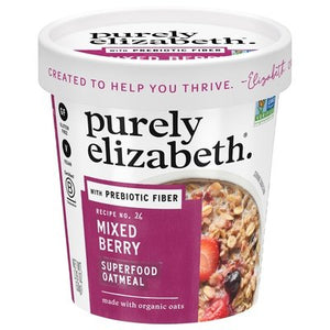 Purely Elizabeth Superfood Oatmeal With Prebiotic Fiber Mixed Berry 12/1.76 OZ [UNFI #2835122] [ebt]