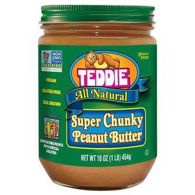 Teddie Peanut Butter Super Chunky 12/16 OZ [UNFI #3036688] [ebt]