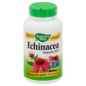 Natures Way Echinacea Purpurea Herb 400 Mg Vegetarian Capsules 180 Cap [UNFI #0280701] [ebt]