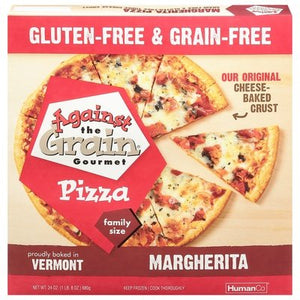 Against The Grain Gourmet Margherita 12 Inch Gluten Free 6/24 OZ [UNFI  #2891489]