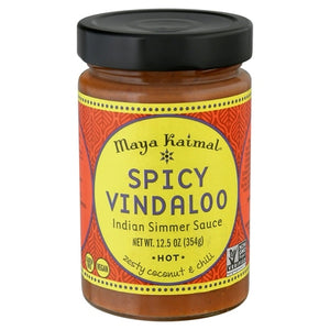 Maya Kaimal Indian Simmer Sauce Spicy Vindaloo 6/12.5 OZ [UNFI #2477669] [ebt]