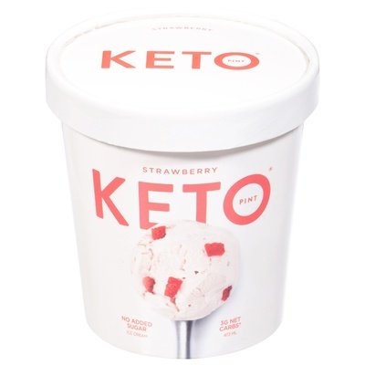 Ketopt Strwbry Keto Icrm 8/16 OZ [UNFI  #2524932]