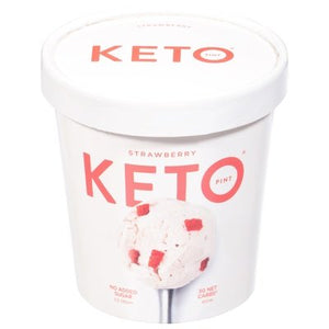 Ketopt Strwbry Keto Icrm 8/16 OZ [UNFI  #2524932]