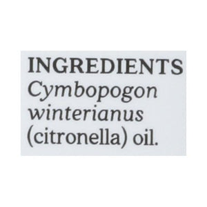Aura Cacia Pure Essential Oil Citronella 1/.5 OZ [UNFI #713784] T