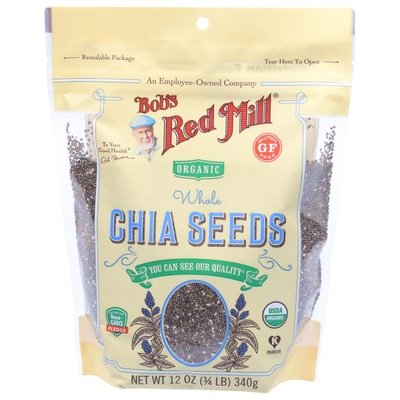 Bobs Red Mill Chia Seeds Organic Whole 5/12 OZ [UNFI #2688893] [ebt]