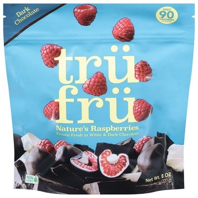 Trufru Wht/Drk Choc Rasp 6/8 OZ [UNFI  #2507630]